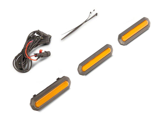 RedRock 3-Piece LED Grille Light Kit (21-25 Bronco Base, Black Diamond)