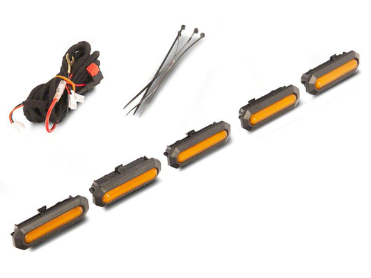 RedRock 5-Piece LED Grille Light Kit (21-25 Bronco Badlands, Wildtrack)