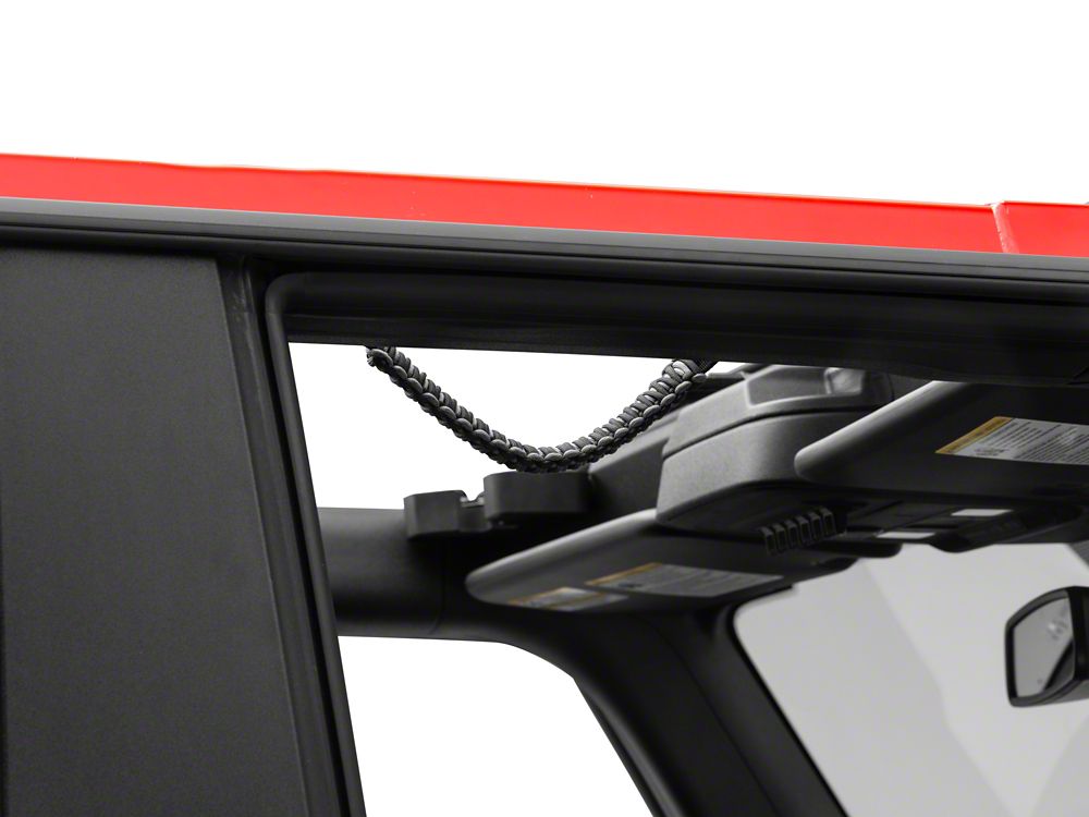 RedRock Paracord Grab Handle; Black and Gray (21-25 Bronco)