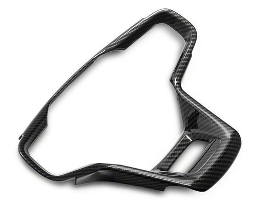 RedRock Steering Wheel Trim; Carbon Fiber (21-25 Bronco)