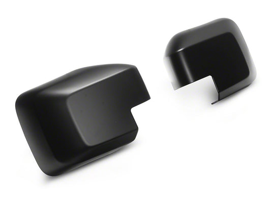 RedRock Side Mirror Cover Trim; Matte Black (21-25 Bronco)