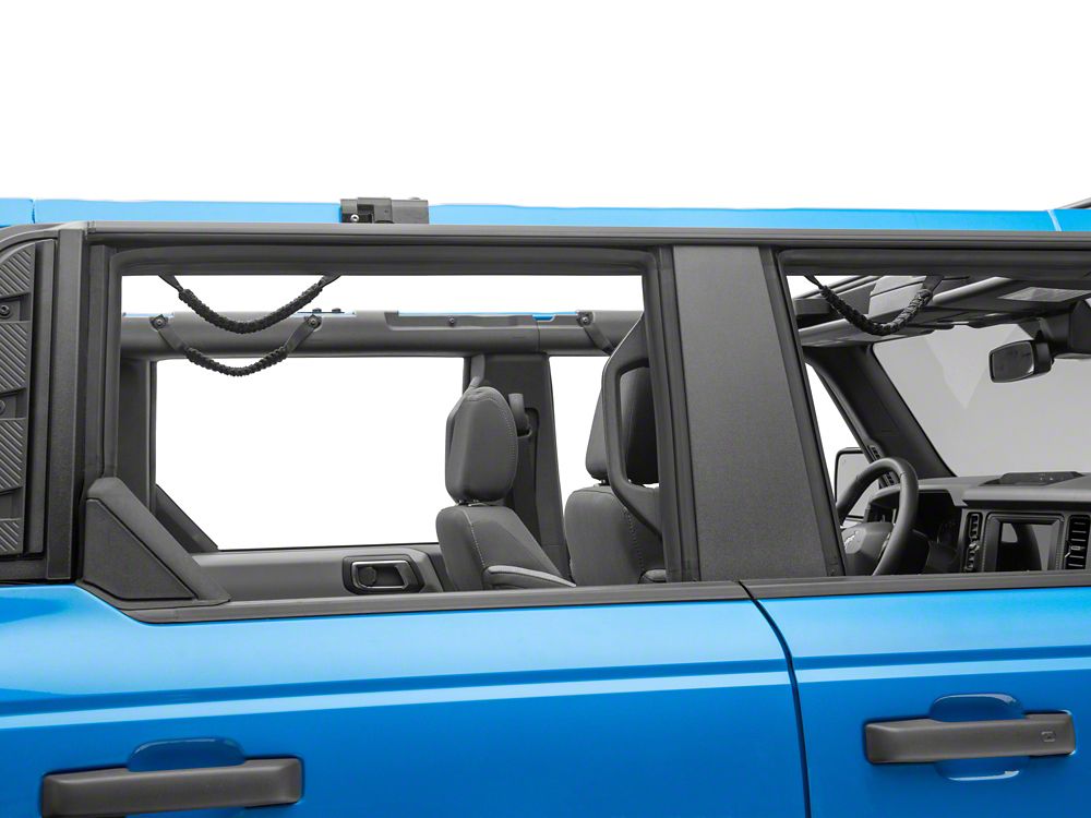 RedRock Paracord Grab Handles; Front and Rear; Black (21-25 Bronco 4-Door)