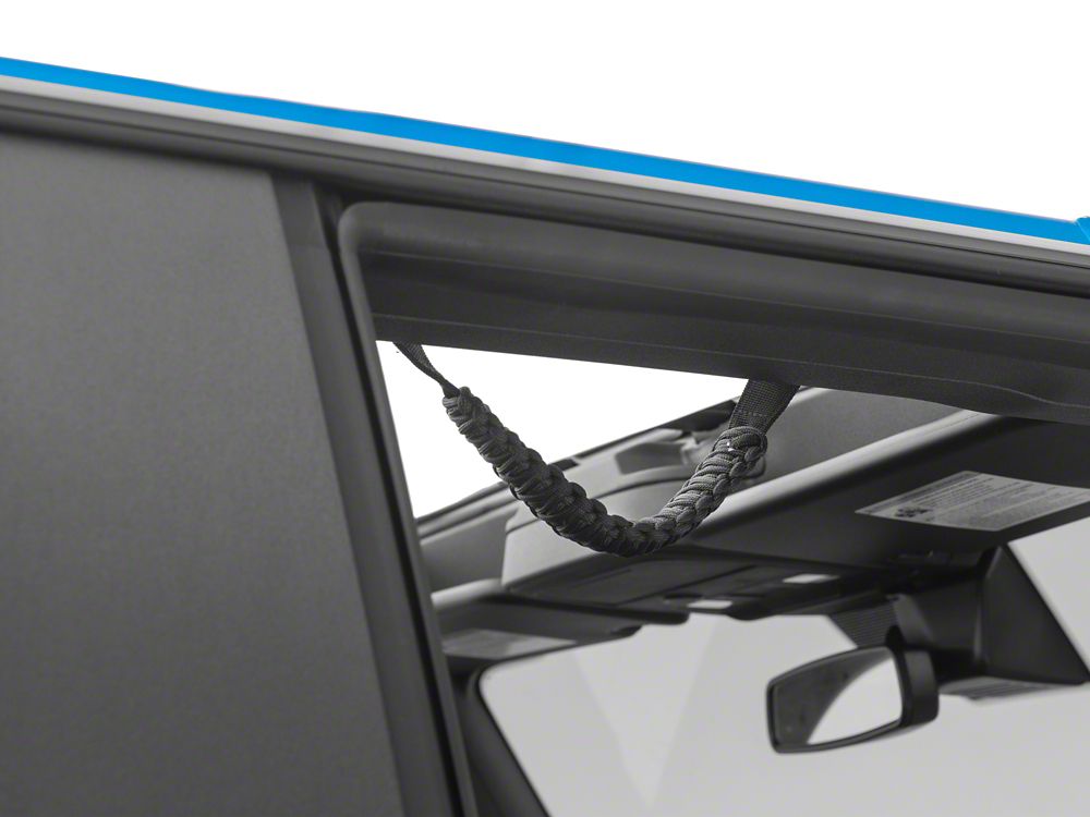 RedRock Paracord Grab Handles; Front and Rear; Black (21-25 Bronco 4-Door)
