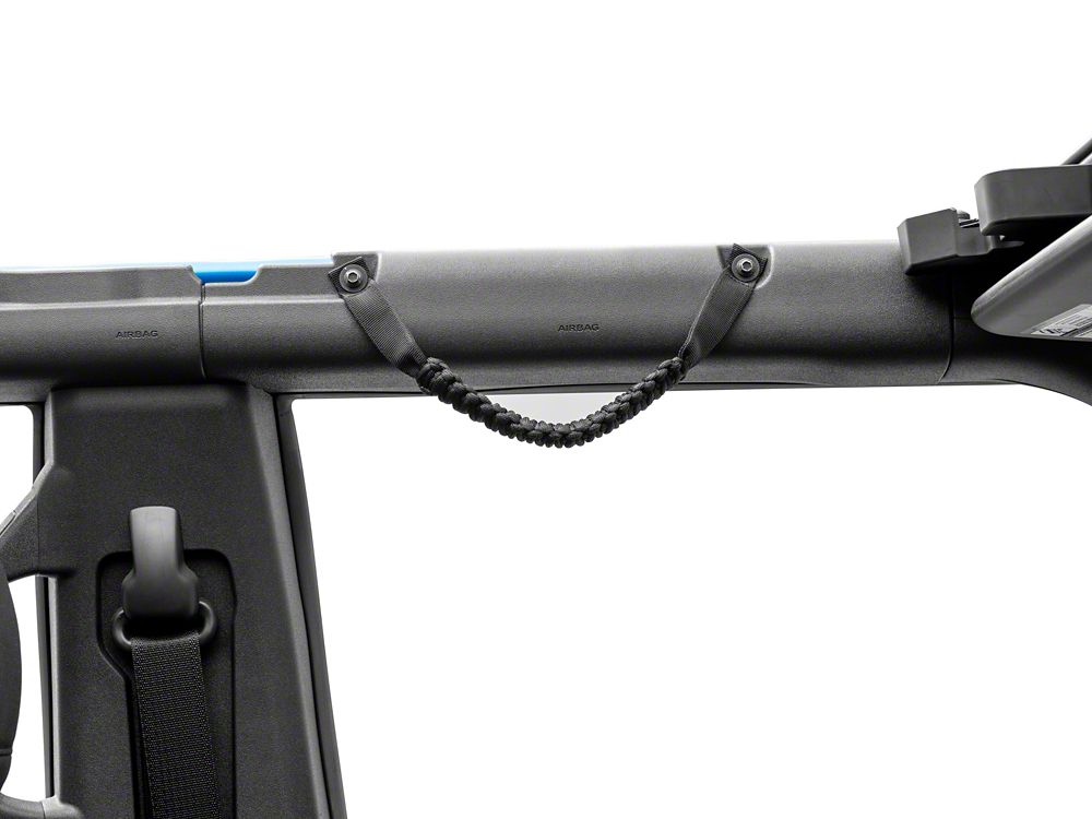 RedRock Paracord Grab Handles; Front and Rear; Black (21-25 Bronco 4-Door)
