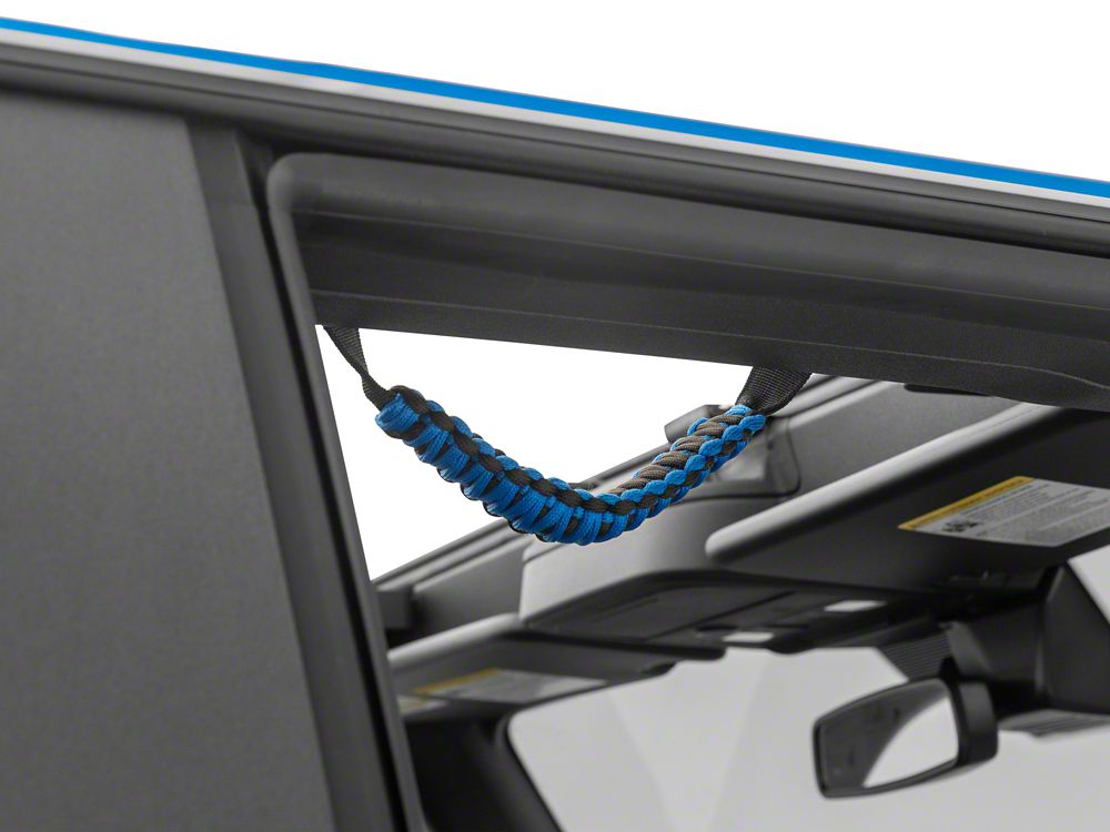 RedRock Paracord Grab Handles; Front and Rear: Blue (21-25 Bronco 4-Door)