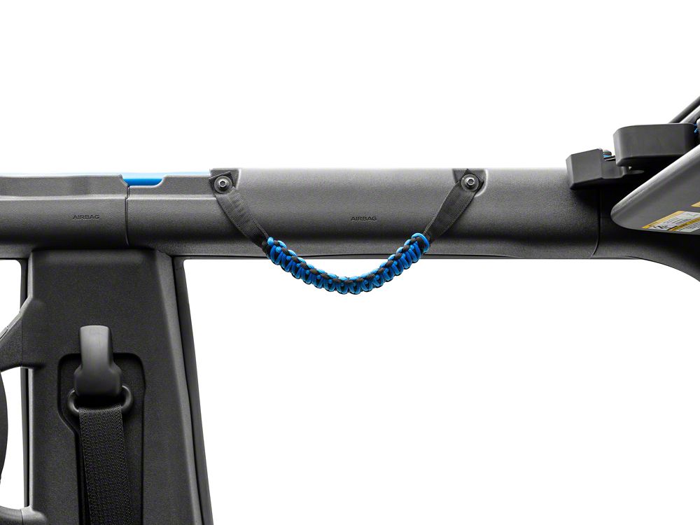 RedRock Paracord Grab Handles; Front and Rear: Blue (21-25 Bronco 4-Door)