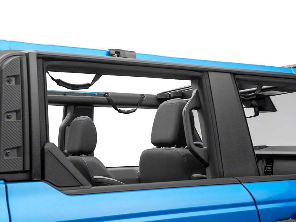 RedRock Grab Handles; Front and Rear; Black (21-25 Bronco 4-Door)
