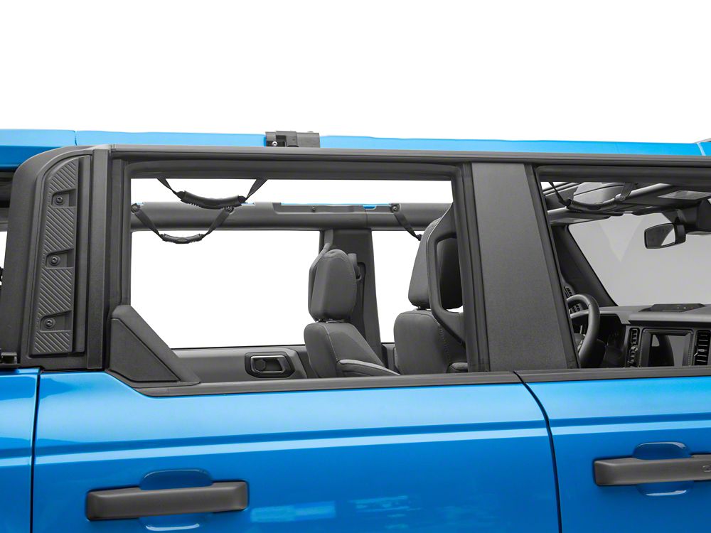RedRock Grab Handles; Front and Rear; Black (21-25 Bronco 4-Door)