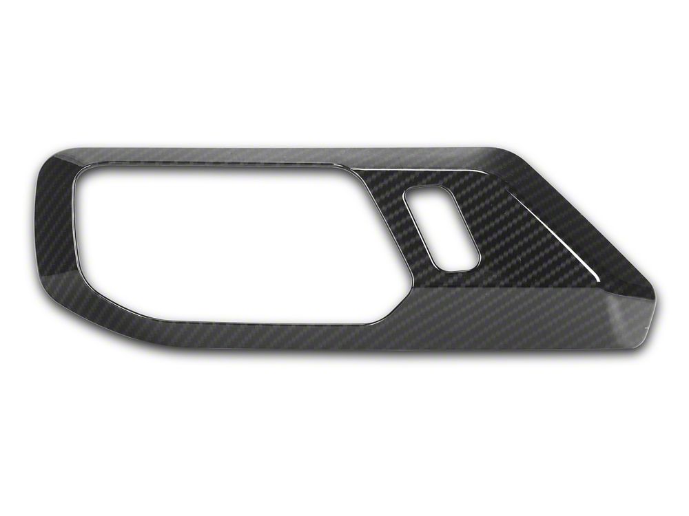 RedRock Interior Door Handle Trim; Carbon (21-25 Bronco 4-Door)