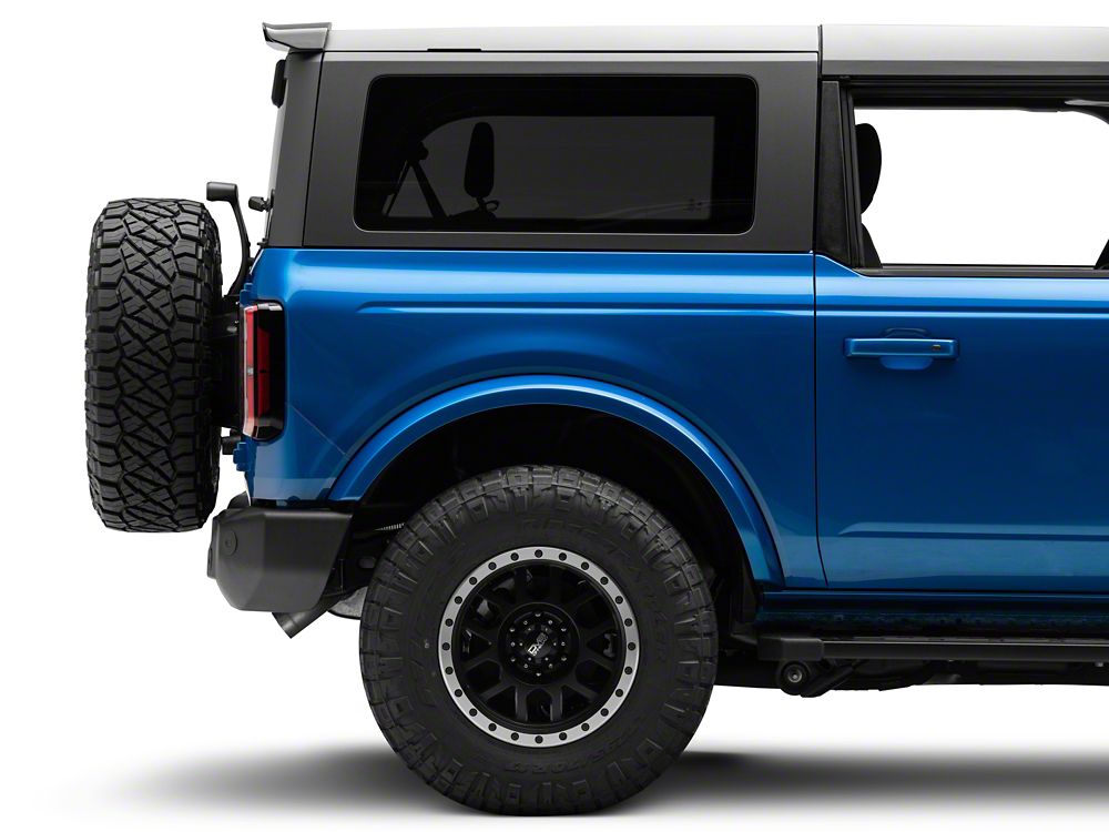 RedRock Rear Spoiler; Gloss Black (21-25 Bronco w/ Hard Top)