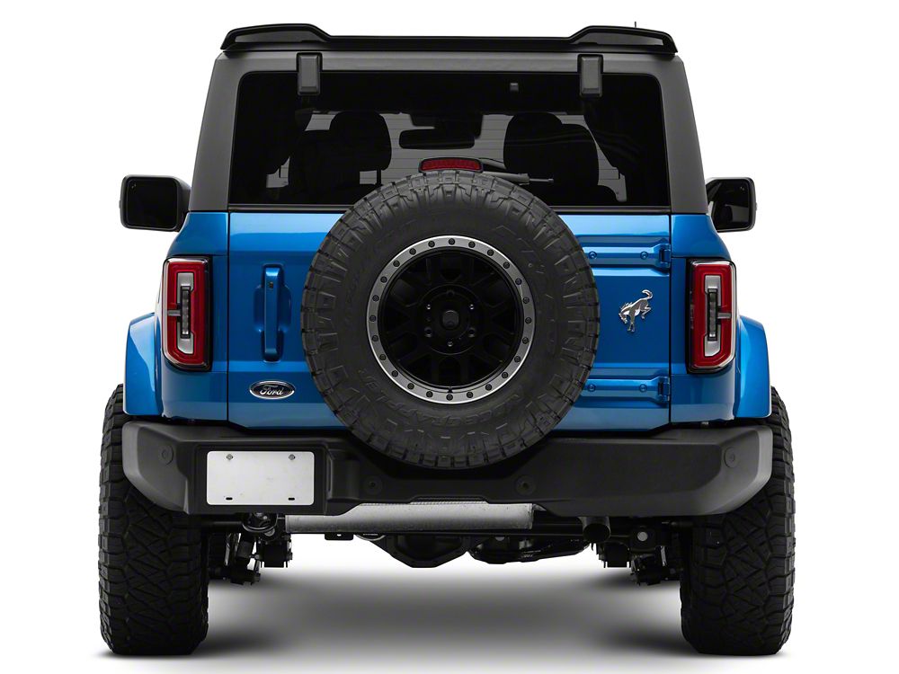 RedRock Rear Spoiler; Gloss Black (21-25 Bronco w/ Hard Top)