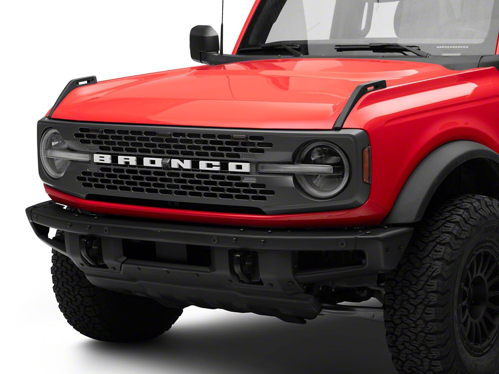 RedRock LED Grille Lighting; Smoked (21-25 Bronco Badlands, Everglades, Wildtrack)