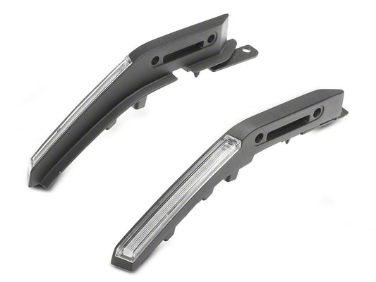 RedRock Hood Mounted Accessory DRL; Amber/White (21-25 Bronco)