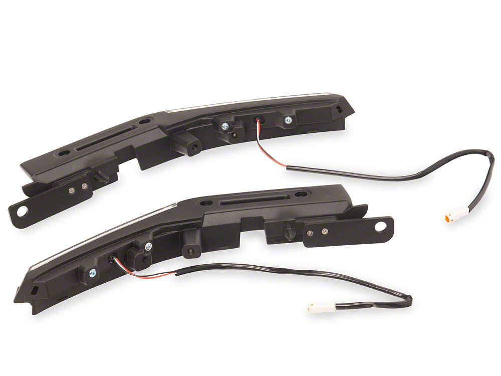RedRock LED Hood Tie Down Lighting; Amber (21-25 Bronco)