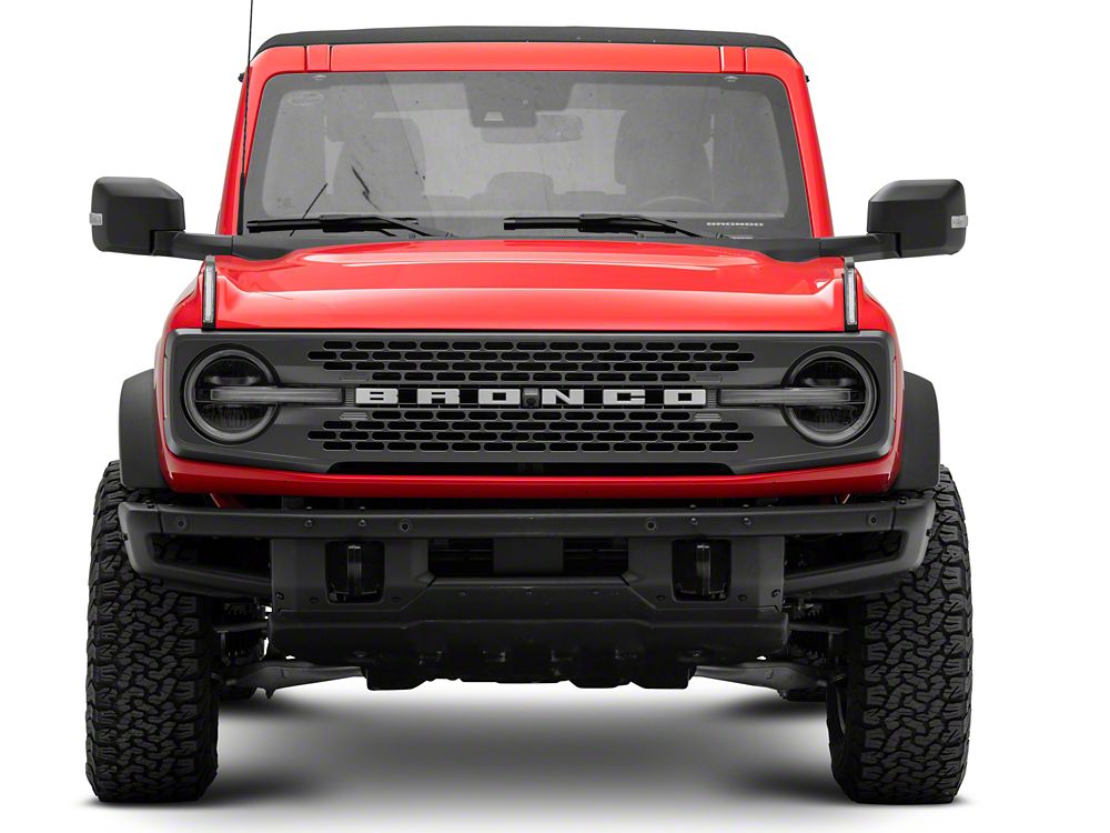 RedRock LED Hood Tie Down Lighting; Amber (21-25 Bronco)