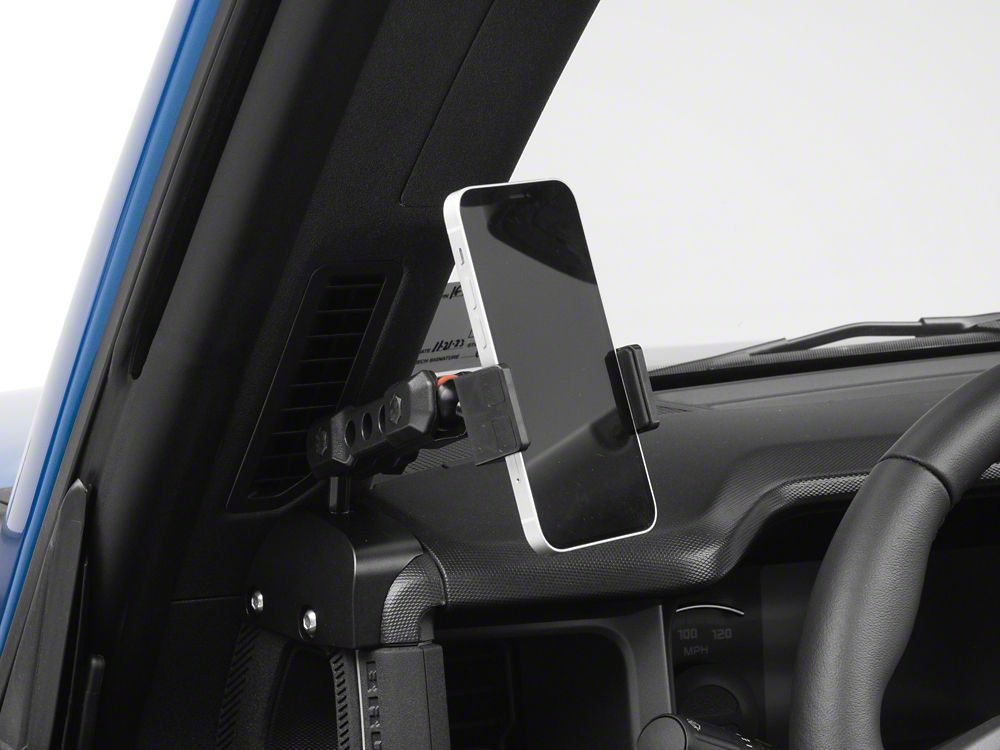 RedRock Dashboard Phone Mount; Driver Side (21-25 Bronco)