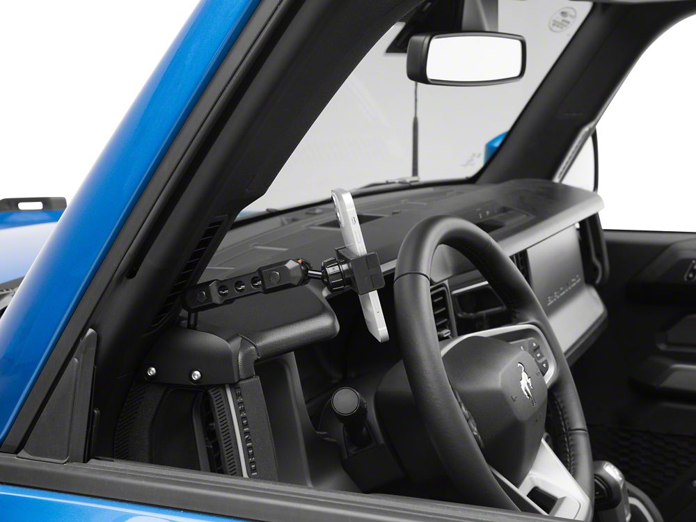 RedRock Dashboard Phone Mount; Driver Side (21-25 Bronco)