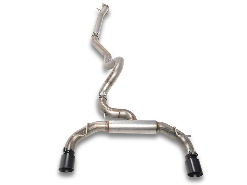 RedRock Cat-Back Exhaust with Black Tips (21-25 Bronco 4-Door, Excluding Raptor)