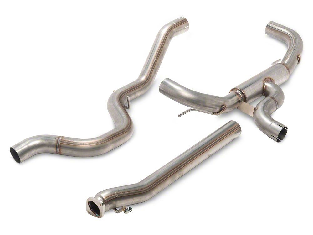 RedRock Cat-Back Exhaust with Black Tips (21-25 Bronco 4-Door, Excluding Raptor)