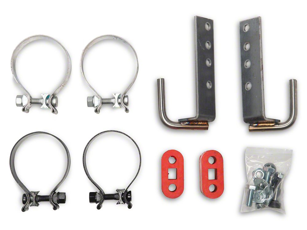 RedRock Cat-Back Exhaust with Black Tips (21-25 Bronco 4-Door, Excluding Raptor)