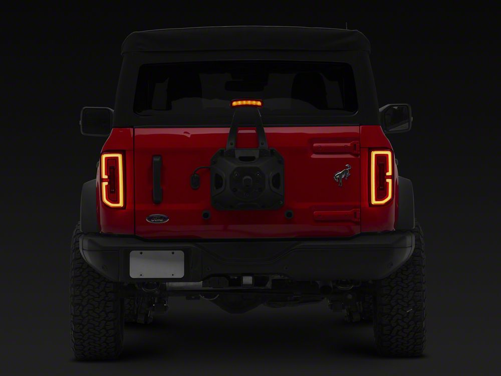 RedRock Third Brake Light Cover; Smoked (21-25 Bronco)