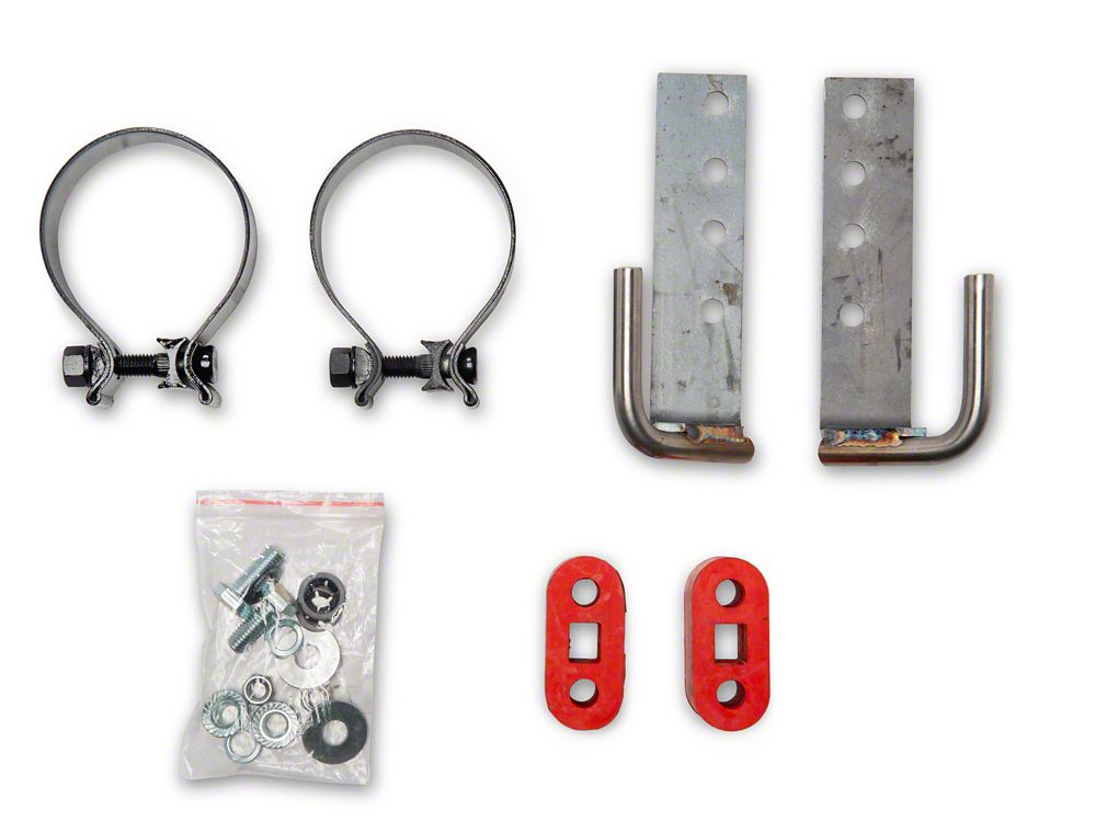 RedRock Axle-Back Exhaust with Black Tips (21-25 Bronco, Excluding Raptor)