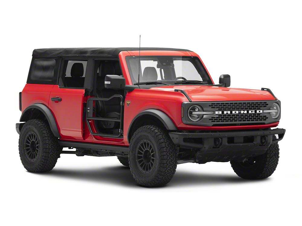 RedRock Off-Road Tubular Doors; Front (21-25 Bronco 4-Door)