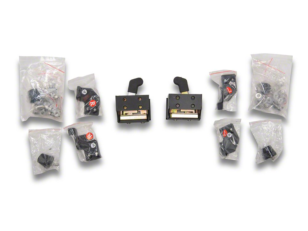 RedRock Off-Road Tubular Doors; Front (21-25 Bronco 4-Door)