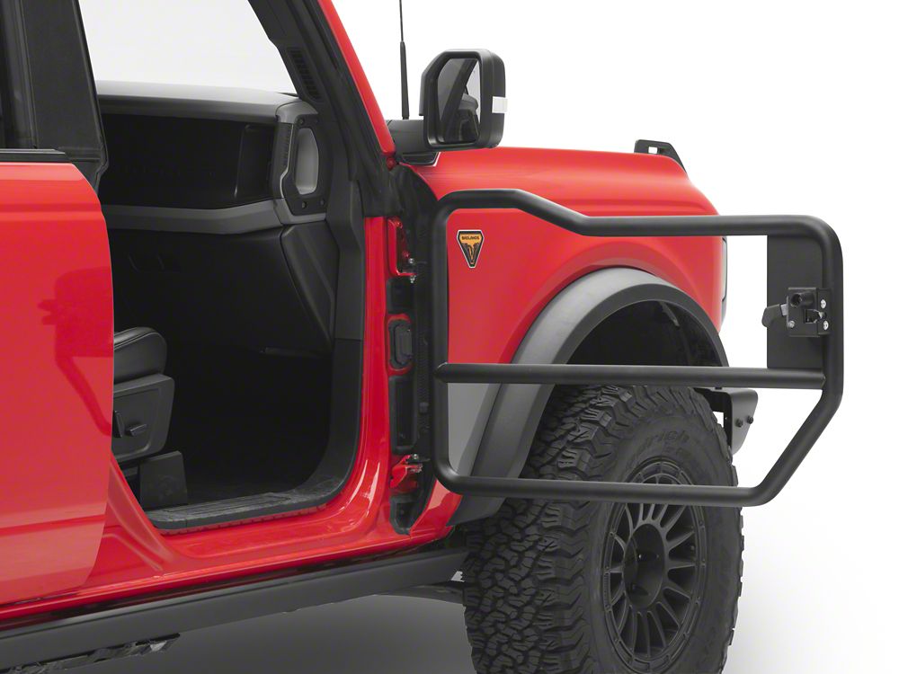 RedRock Off-Road Tubular Doors; Front (21-25 Bronco 4-Door)