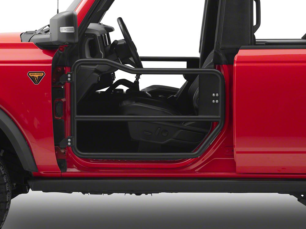 RedRock Off-Road Tubular Doors; Front (21-25 Bronco 4-Door)