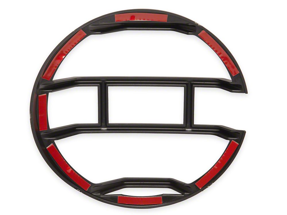 RedRock Off Road Headlight Guards; Black (21-25 Bronco)