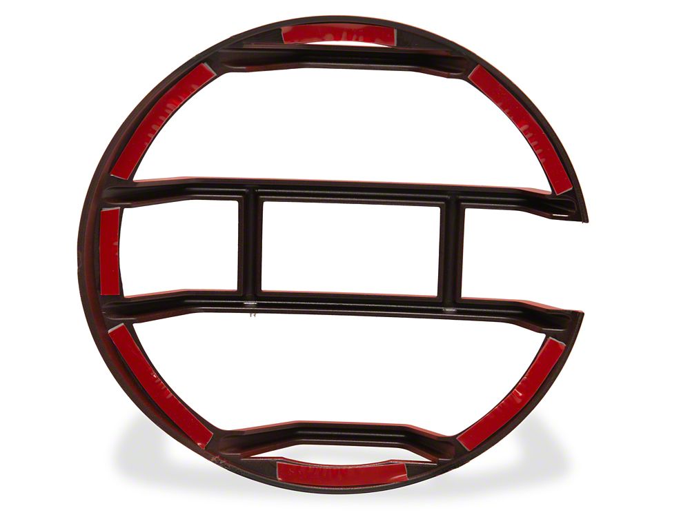 RedRock Off Road Headlight Guards; Red (21-25 Bronco)