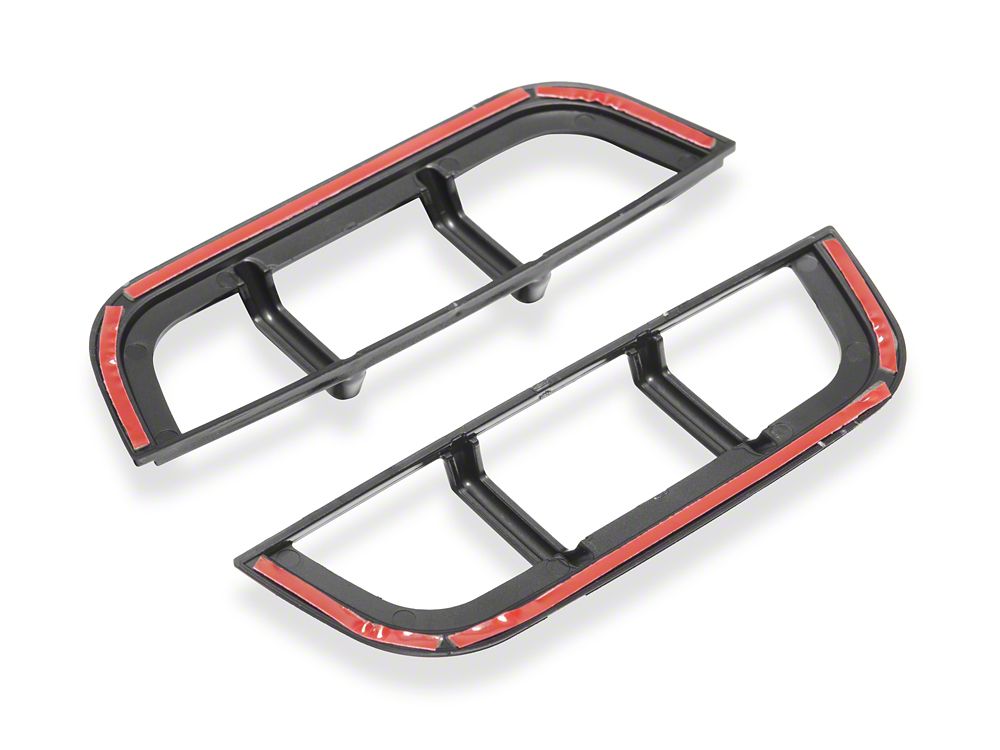 RedRock Off Road Side Marker Guards; Black (21-25 Bronco)