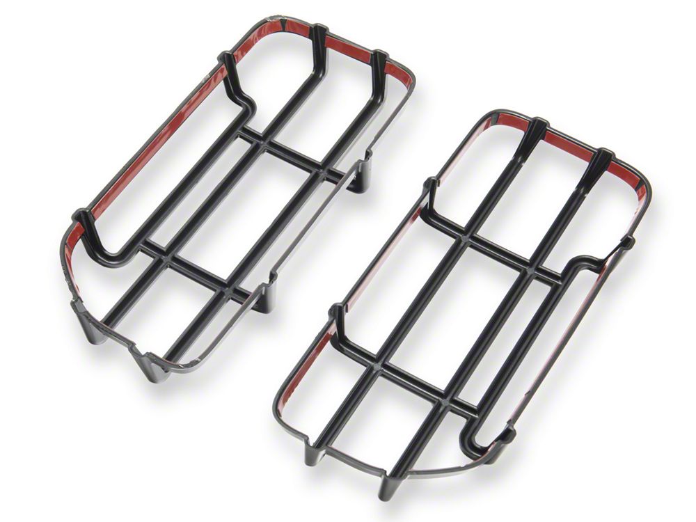 RedRock Off Road Tail Light Guards; Black (21-25 Bronco w/ Factory LED Tail Lights, Excluding Raptor)