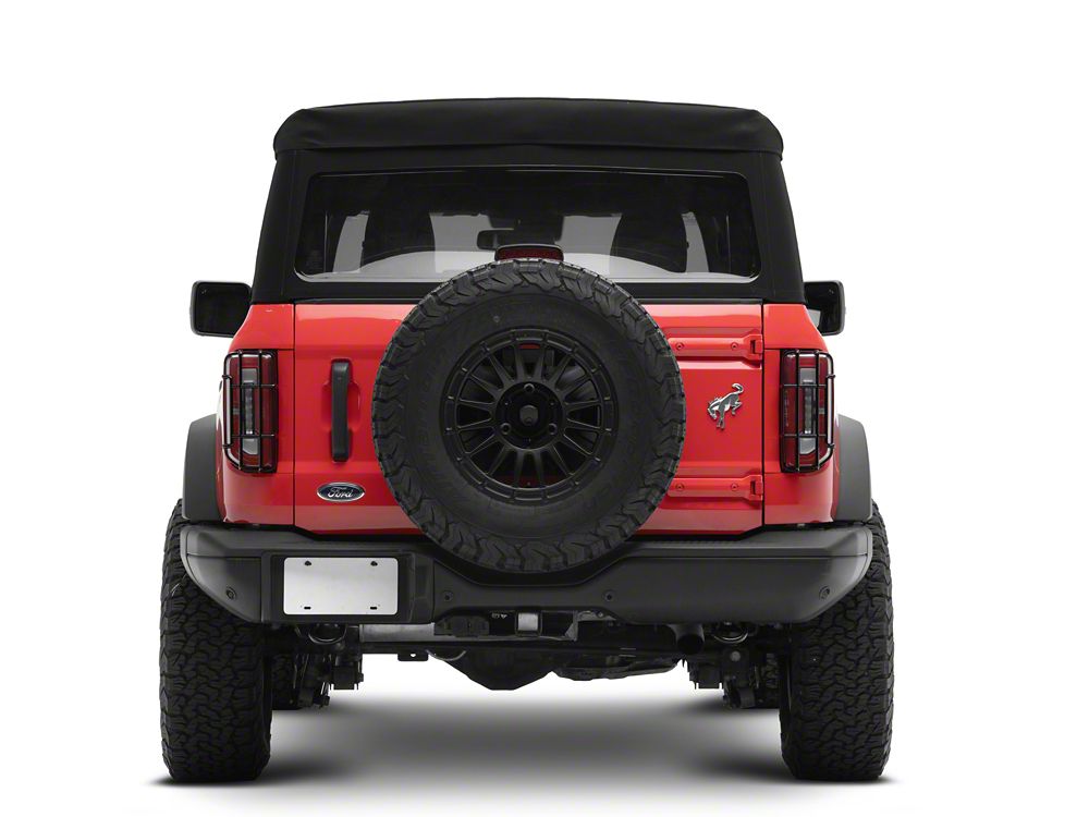 RedRock Off Road Tail Light Guards; Black (21-25 Bronco w/ Factory LED Tail Lights, Excluding Raptor)