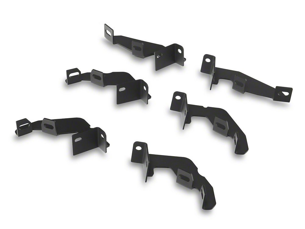 RedRock 4-Inch Drop TC1 Running Boards; Textured Black (21-25 Bronco 4-Door)