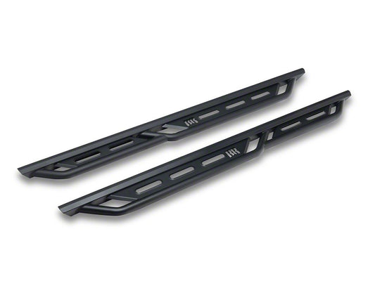 RedRock TC3 HD Rocker Steps; Textured Black (21-25 Bronco 4-Door)