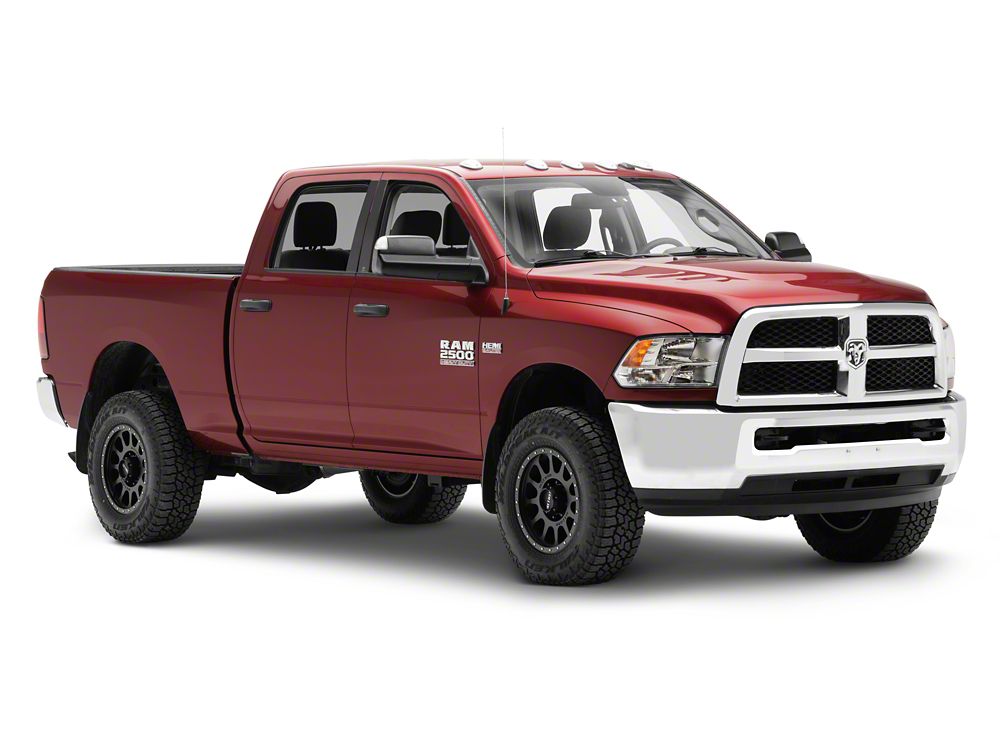 RAM Licensed by RedRock Black Platinum Pillar Posts (10-18 RAM 2500 Crew Cab, Mega Cab)