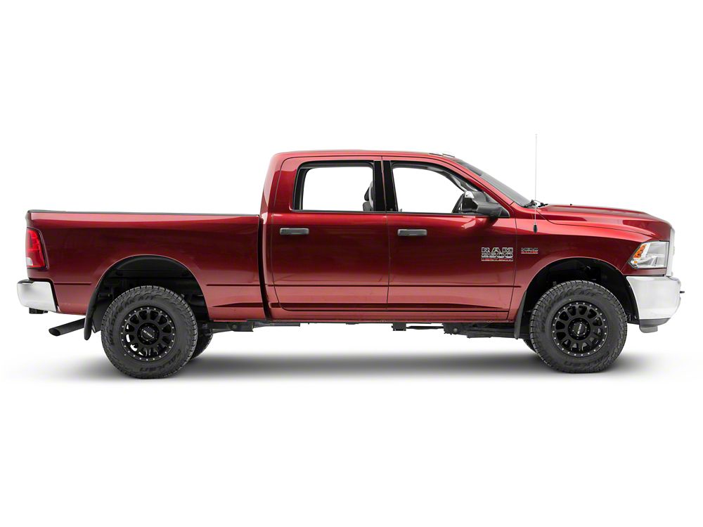 RAM Licensed by RedRock Black Platinum Pillar Posts (10-18 RAM 2500 Crew Cab, Mega Cab)