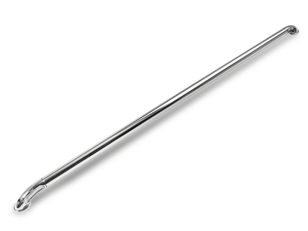RAM Licensed by RedRock Locker Side Bed Rails; Stainless Steel (03-18 RAM 2500 w/ 6.4-Foot Box)