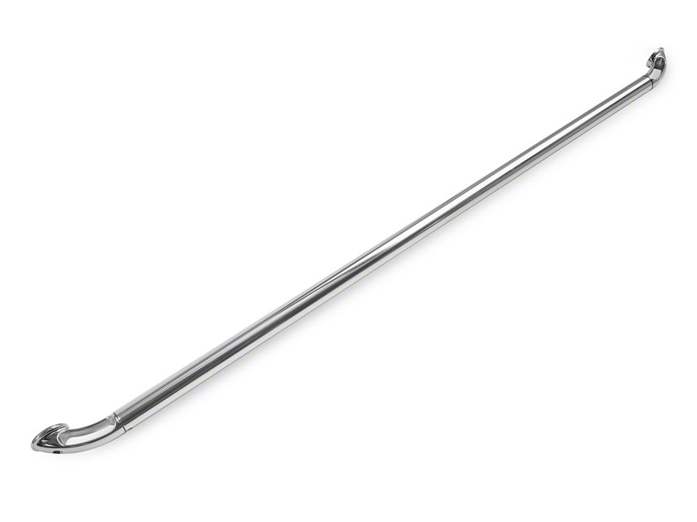 RAM Licensed by RedRock Locker Side Bed Rails; Stainless Steel (03-18 RAM 2500 w/ 6.4-Foot Box)