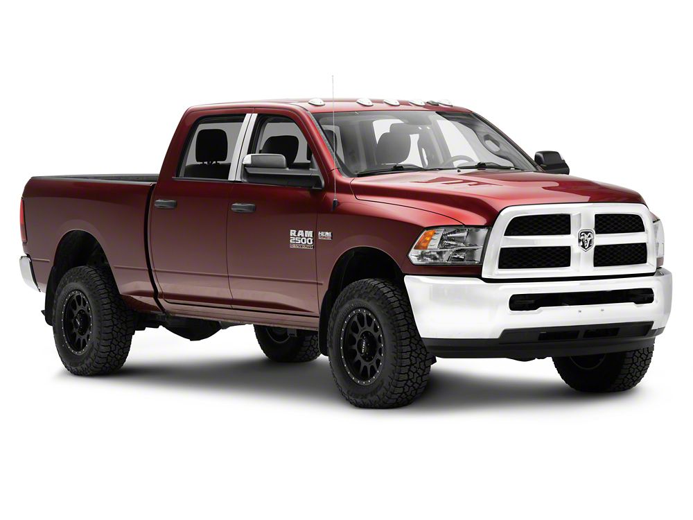 RAM Licensed by RedRock Stainless Steel Pillar Posts (10-18 RAM 2500 Crew Cab, Mega Cab)