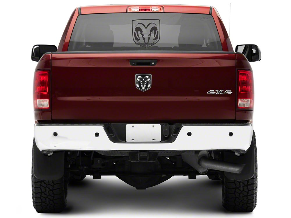 RAM Licensed by RedRock Large RAM Head Logo; Matte Black (03-18 RAM 2500)