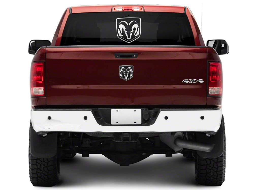 RAM Licensed by RedRock Large RAM Head Logo; Frosted (03-18 RAM 2500)
