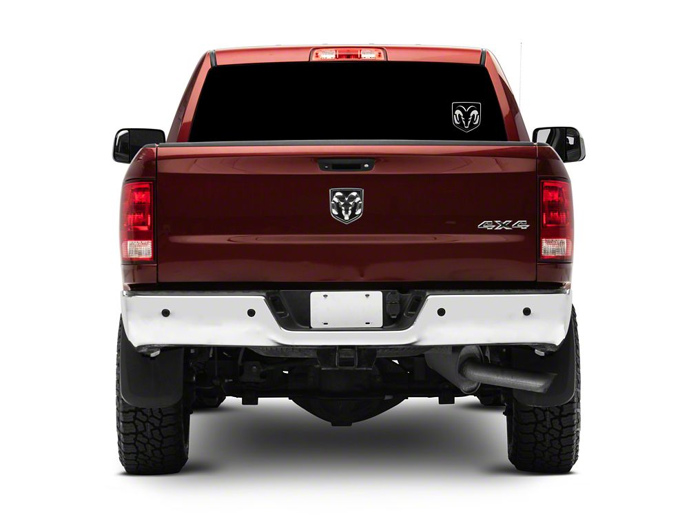 RAM Licensed by RedRock Small RAM Head Logo; Frosted (03-18 RAM 2500)