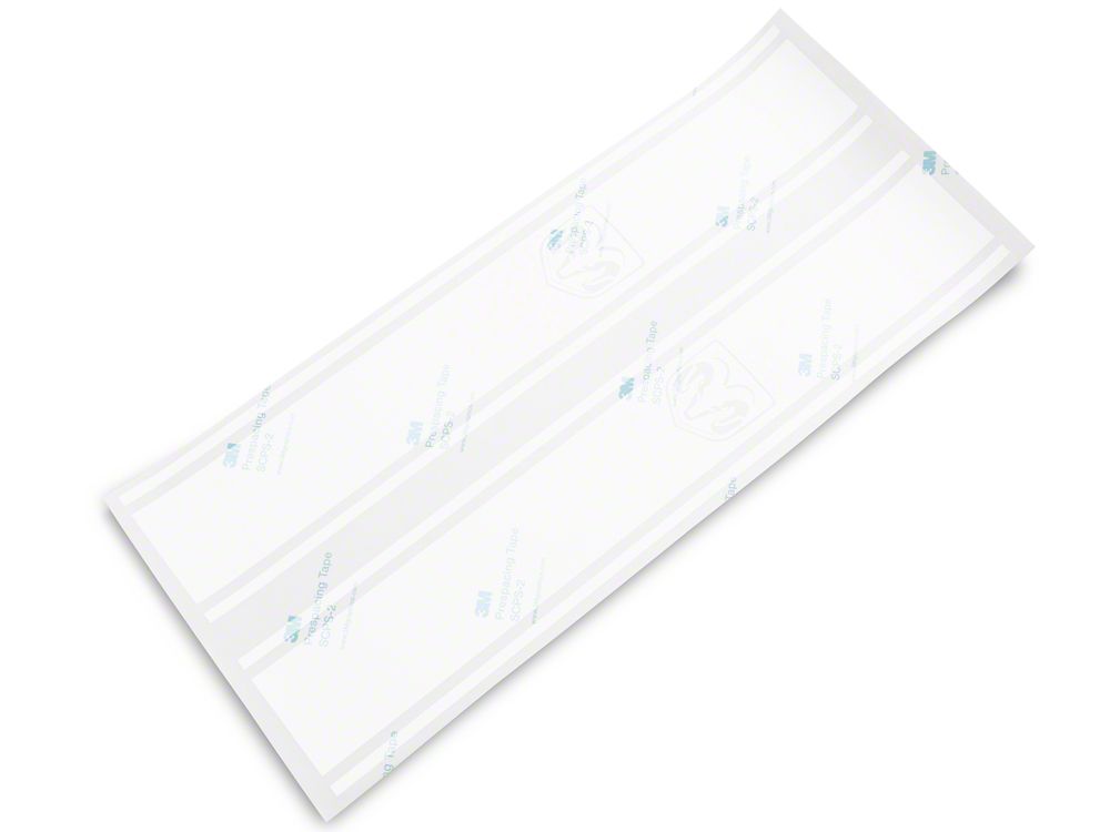 RAM Licensed by RedRock RAM Head Vertical Stripe; White (03-18 RAM 2500)