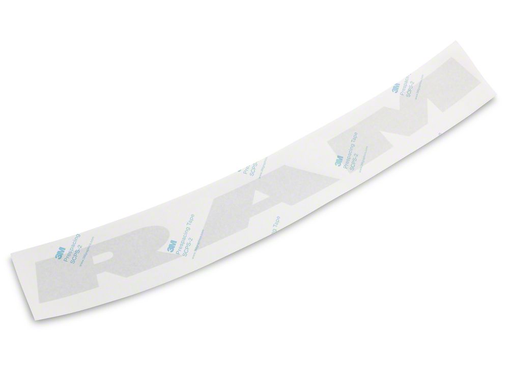 RAM Licensed by RedRock RAM Windshield Banner; Frosted (03-18 RAM 2500)