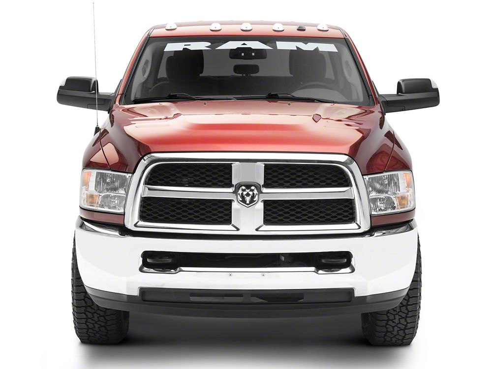 RAM Licensed by RedRock RAM Windshield Banner; Frosted (03-18 RAM 2500)