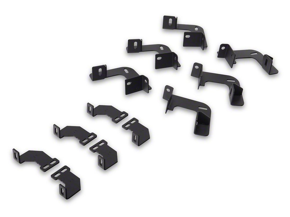 RedRock TC2 Drop Step Running Boards; Textured Black (10-24 RAM 2500 Crew Cab)