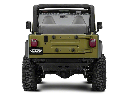 RedRock Hitch; Textured Black (87-06 Jeep Wrangler YJ & TJ)